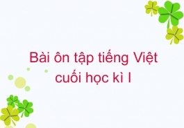 PowerPoint bài ôn tập tiếng Việt cuối học kì I lớp 5